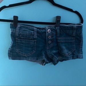 american eagle denim jean shorts